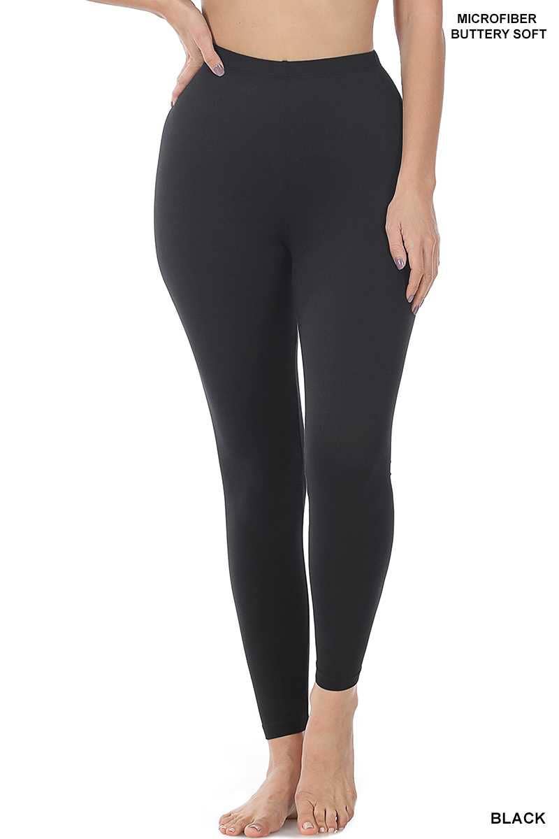 Premium Microfiber Full Length Leggings