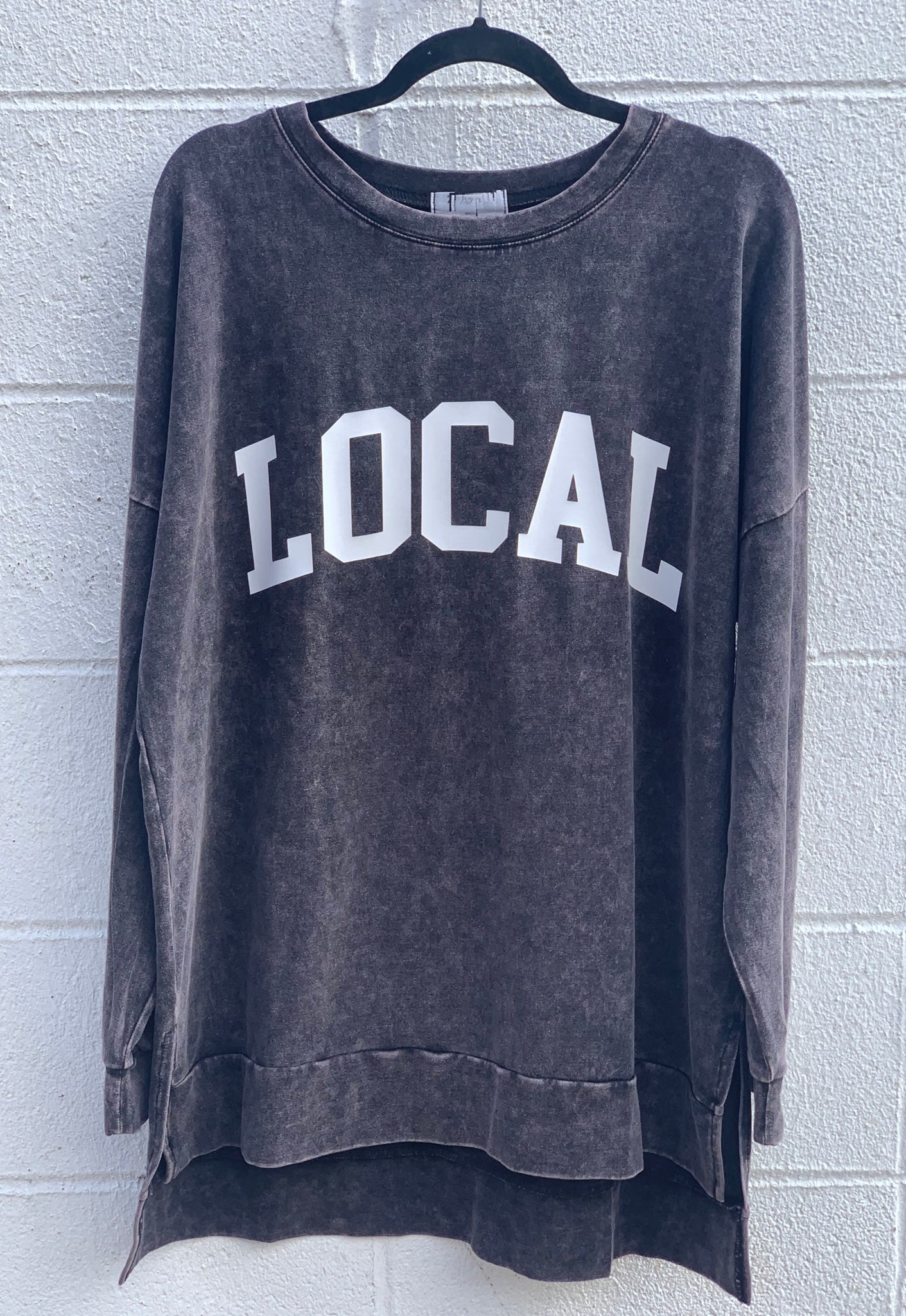 Acid Wash Long Sleeve Local Tee