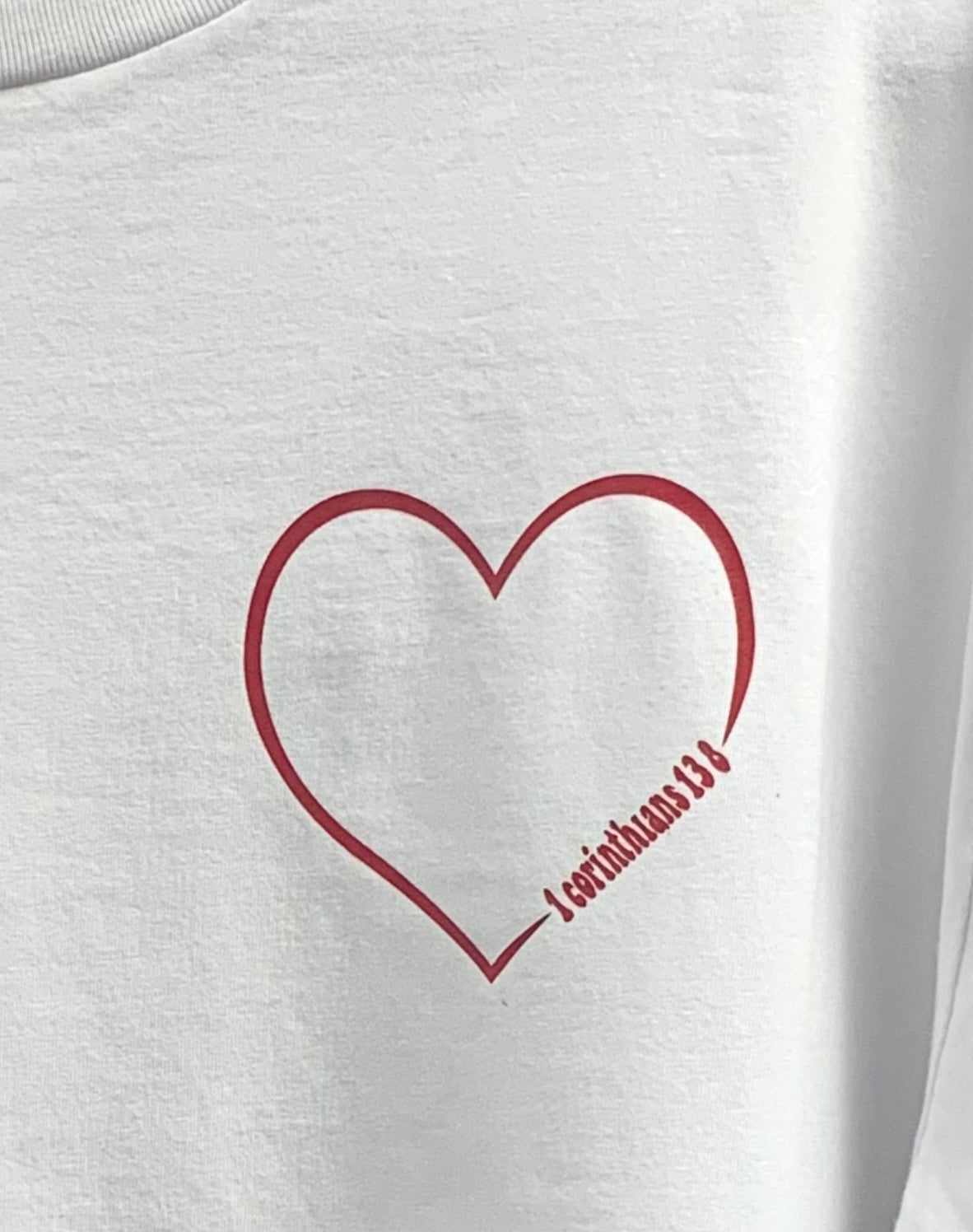 Love Never Fails 13:8 Oversized Tee