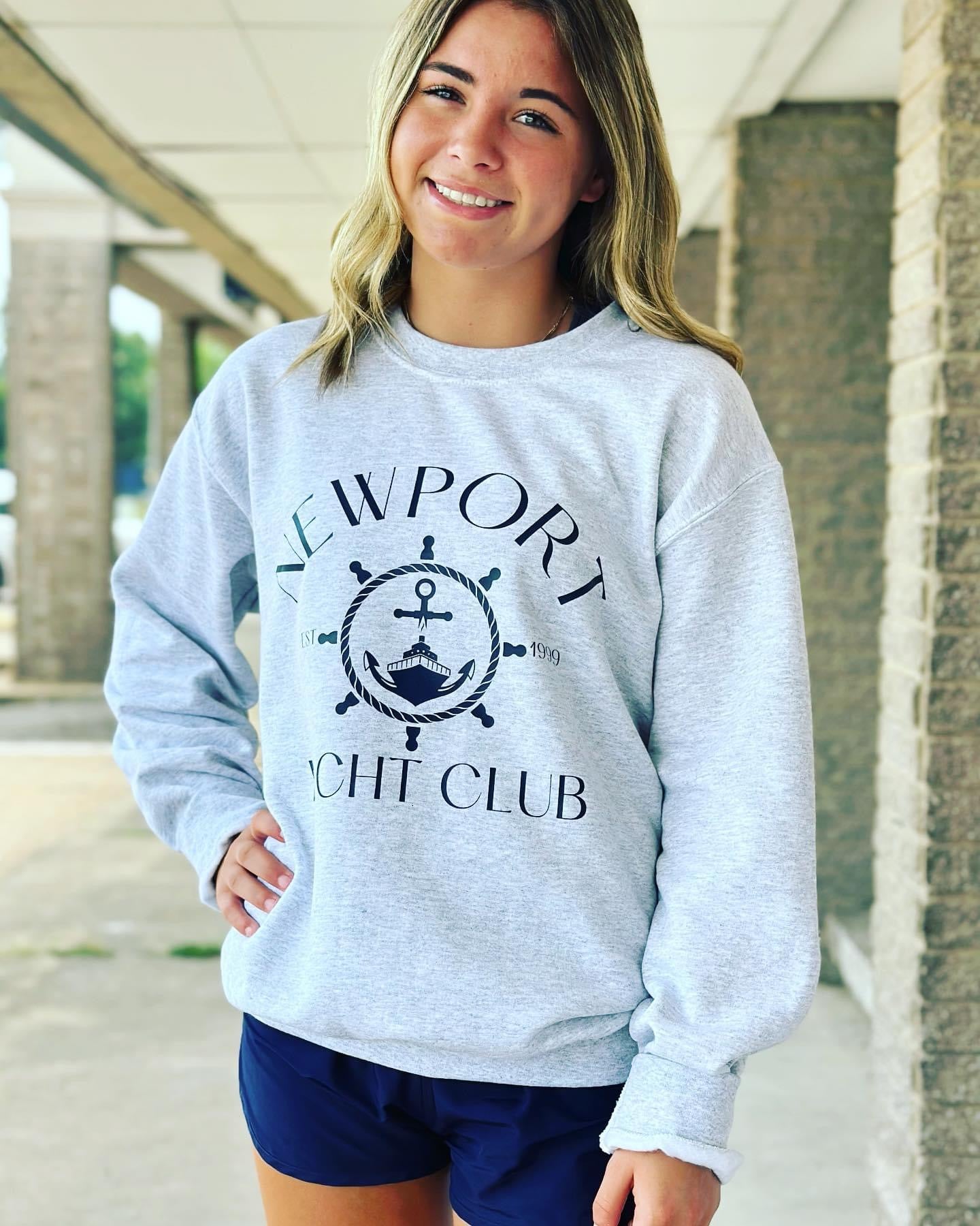 Newport Rhode Island Yacht Club Crewneck Sweatshirt