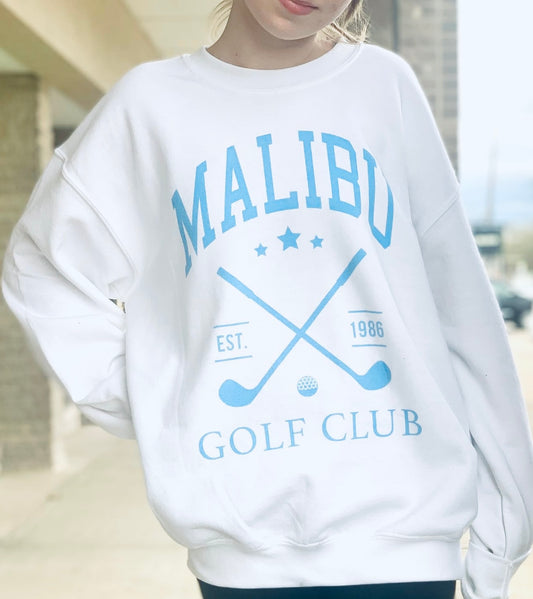 Malibu Golf Club Crewneck Sweatshirt