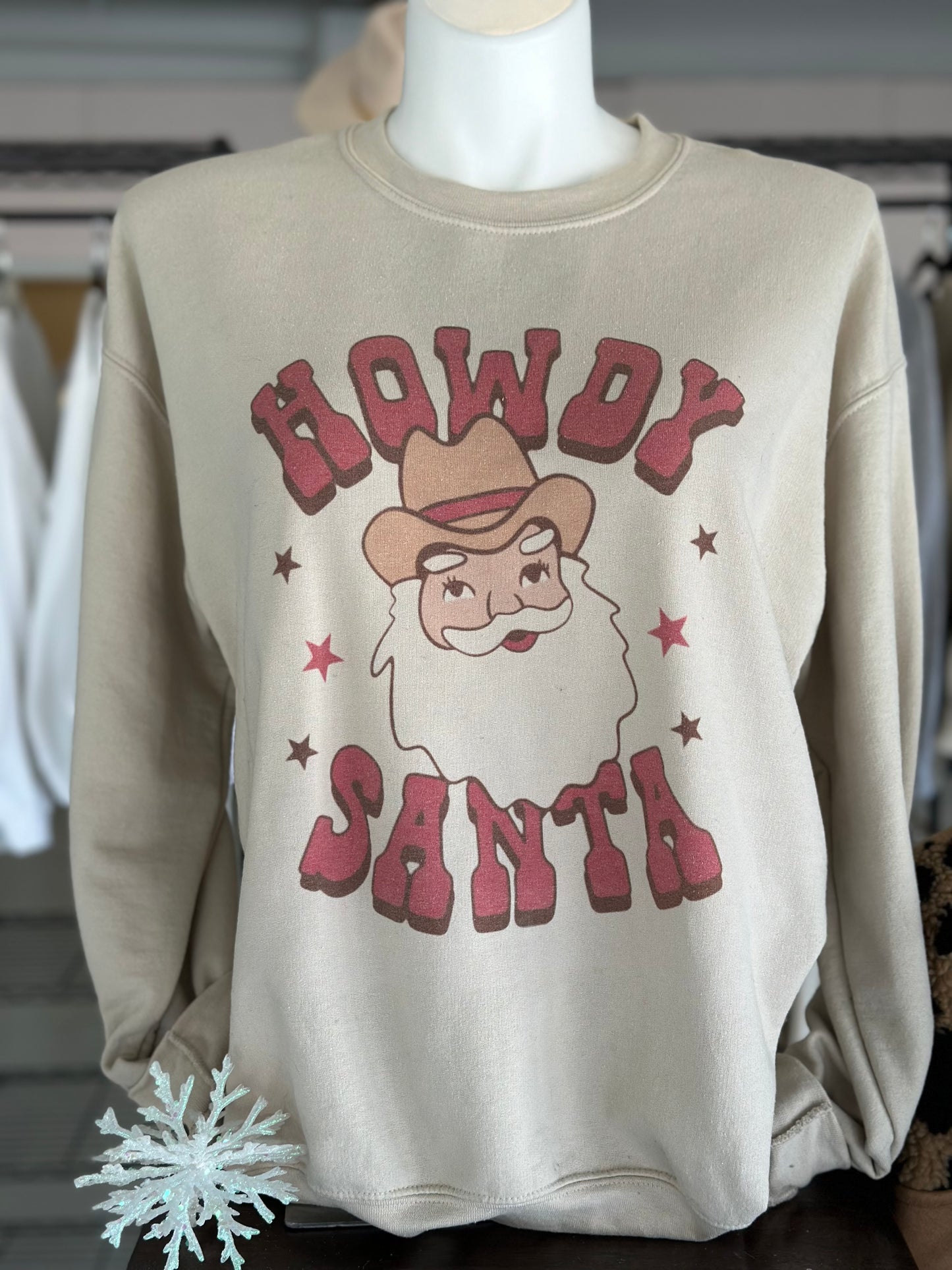 Howdy Santa Sweatshirt