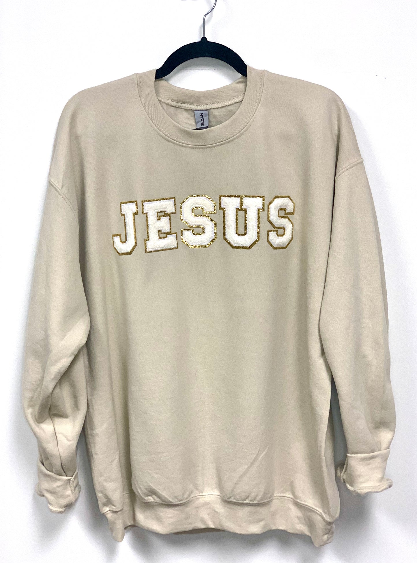 Embroidered Jesus Sweatshirt