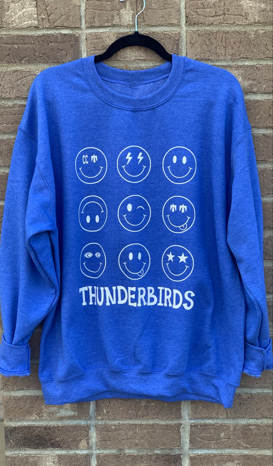 Pre Order Thunderbirds Smiley Face Sweatshirt