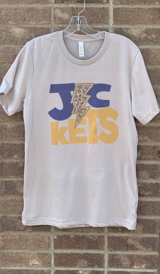 Jackets Tee With Leopard Print Lighting Bolt